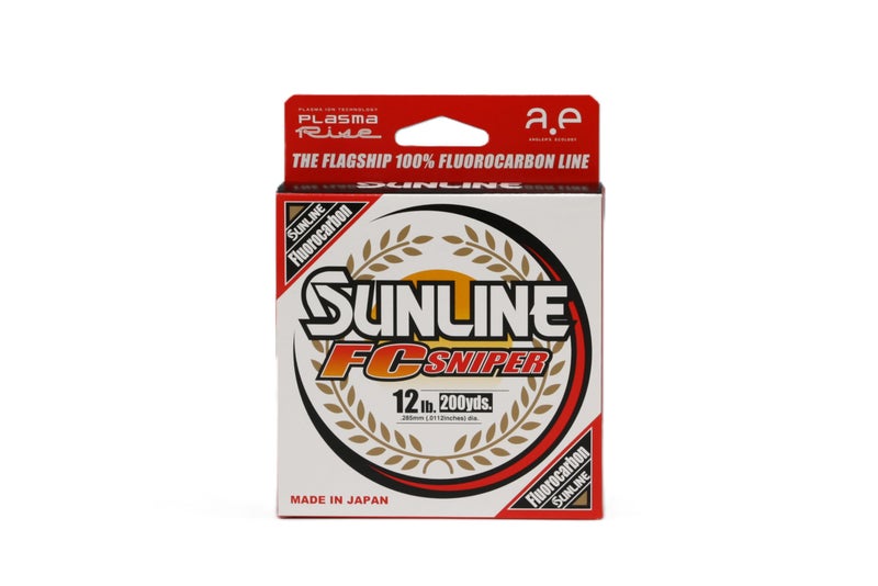 Sunline Super FC Sniper Fluorocarbon Fishing Line, 12 Pound 200 Yards, Natural Clear
